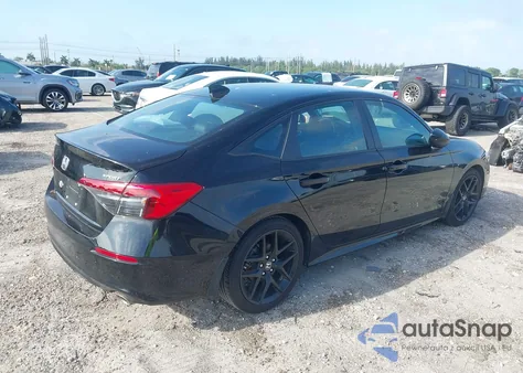 2024 Honda Civic Sport из США, поврежденный, VIN 2HGFE2F52RH596586